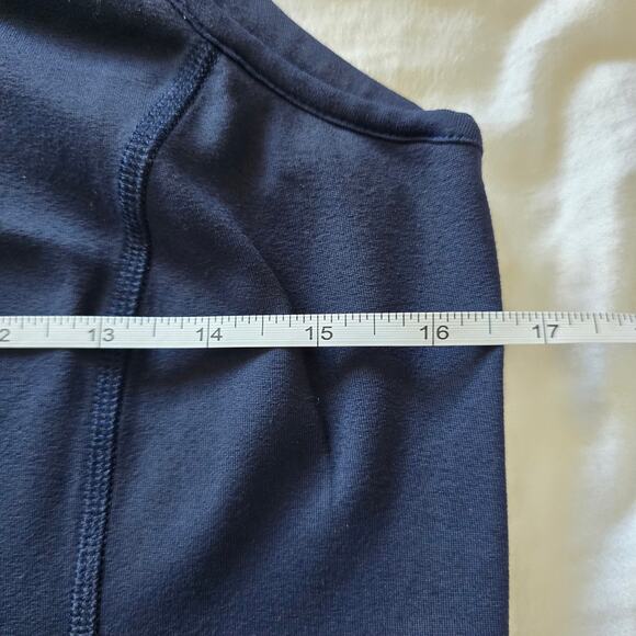 J Jill Fit Sleeveless Knit Sport Mini Dress Navy Size XS Athleisure Tenniscore - Picture 7 of 8